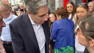 Irish Taoiseach Simon Harris runs away from Enoch Burke questions [upl. by Tolecnal645]