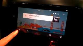 IHS Automotive Demonstration HondaLink with Android Auto at ITS World Congress [upl. by Albers]