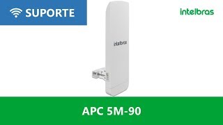 Intelbras APC 5M90 WISP Instalação e Configuração Geral  i5118 [upl. by Anerul]