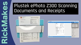 Plustek ePhoto Z300 Scanning Documents and Receipts [upl. by Kral467]