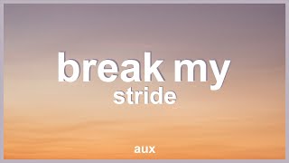 Matthew Wilder  Break My Stride Lyrics [upl. by Feingold]