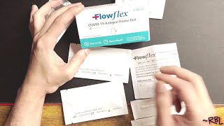 Flowflex COVID  19 Antigen Home Test kit Quick Out of the Box Review [upl. by Henn]