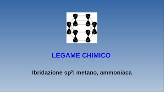 Lezioni di chimica  Legame chimico  6 ibridazione sp3 metano ammoniaca [upl. by Adnilam]