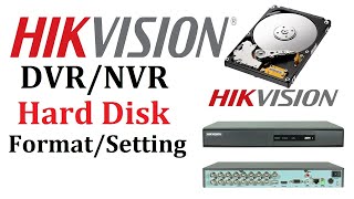 How To format Hard Disk On HikVision DVR NVR [upl. by Anujra551]