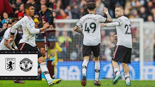 GOLDBRIDGE Best Bits  Man United 32 Aston Villa [upl. by Jorin]