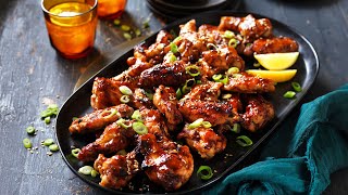 Sticky Hoisin and Garlic Chicken Wings [upl. by Edie]