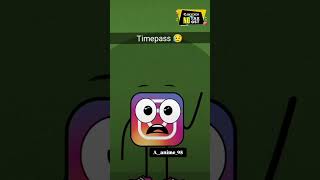 Timepass 🥺 funny shortvideo funnyanimatio comedyjokes [upl. by Nyladnarb464]