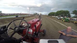 466c Hot Farm Pulling Tractor 2015 Britt Peiffer Washington Iowa [upl. by Kironde365]