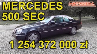 Mercedes 500 SEC kosztował 12 mld zł rewolucja gratis  MotoBieda [upl. by Trainer996]