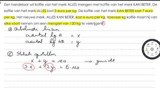 13 6 Vraagstukken oplossen met behulp van stelsels [upl. by Nylitsirk]