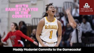 Madisen Mcdaniel Commits to South Carolina Gamecock Womens Basketball [upl. by Tove]