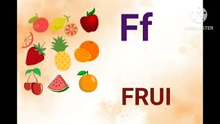 Letter Ff  Words that start with letter F  Words for letter F  Kids Vocabulary [upl. by Sardse]