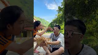 Laugh  Lose 🤣 Singing Prank  Blind Beggar  Reacts comedy shorts viral [upl. by Aroved373]