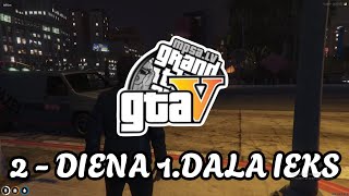 Resnais Bobijs  GTA V LVRP 2Diena  1Dala [upl. by Ahtamat]