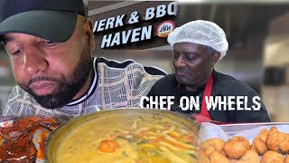 Authentic Jerk And BBQ with aka Chef On Wheels🇨🇦 [upl. by Neirrad]