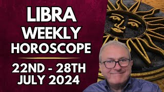 Libra Horoscope  Weekly Astrology  22nd to 28th July 2024 [upl. by Anayik137]