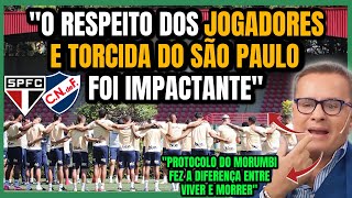 URUGUAIOS EMOCIONADOS COM ATITUDE DA TORCIDA E JOGADORES DO SÃO PAULO NO ACIDENTE DO IZQUIERDO [upl. by Druci]