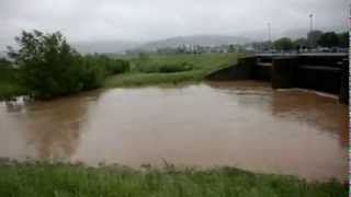 Hochwasser Rems 31 Mai 2013 in 73650 Winterbach [upl. by Arac]