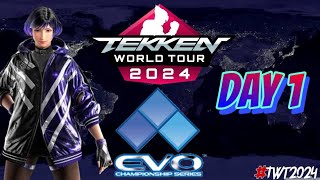 TEKKEN 8  EVO 2024 LAS VEGAS DAY 1 Tekken World Tour Watch Party🔴 [upl. by Nassah]