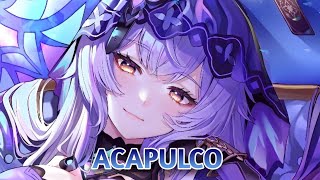 Nightcore  Acapulco  Lyrics Niklas Dee RushLow amp J R [upl. by Dlanger]