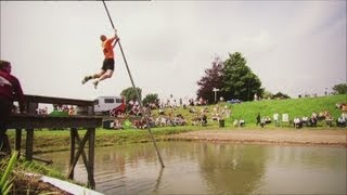 Fierljeppen  Canal vaulting in Holland [upl. by Hamner]