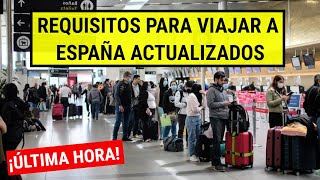 🚨ÚLTIMA HORA Requisitos para viajar a España  Nueva actualización oct 2024 [upl. by Rebm]