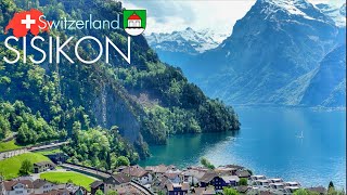 Beautiful Sisikon 🇨🇭Switzerland  Place to visit  Travel Guide 4K [upl. by Fabiano]