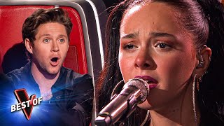 Stunning FEMALE VOICES in the Blind Auditions of The Voice  Top 10 [upl. by Kutchins]