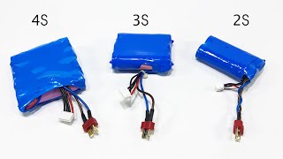 How to Make 2S 3S 4S Battery from 18650 batteries [upl. by Halbeib]