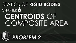 STATICS OF RIGID BODIES  Centroids of Composite Figures and Theorems of Pappus [upl. by Timoteo119]