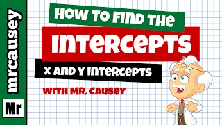 How to Determine xintercepts and yIntercepts of a Line [upl. by Papst]