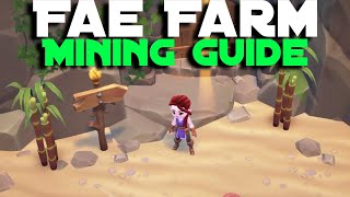 Fae Farm mining guide  how to get Copper Ore and progress in the mines [upl. by Blatt876]