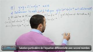 Équations différentielles avec second membre Exercice corrigé 6 Question 14 [upl. by Akcimahs818]