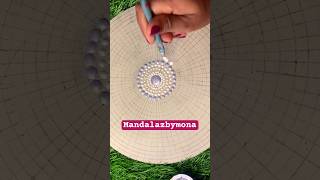 Beautiful mandala art for beginners Flower mandala mandalaart mandala trendingvideos shorts [upl. by Atined179]