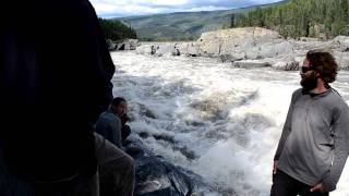 Fraser Falls  Stewart River Yukon [upl. by Gothar]