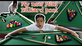 Vlog 58 Unboxing Mini Billiard Pool LAZADA  SHING HA [upl. by Iphlgenia647]