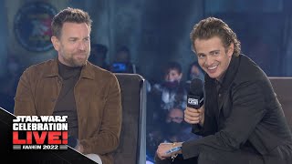 Ewan McGregor and Hayden Christensen Take The Stage At SWCA 2022  Star Wars Celebration Live [upl. by Fabio]