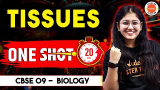 Class 9 Tissues One Shot Revision in 20 Minutes  Class 9th Biology  CBSE 2025 [upl. by Richmond]