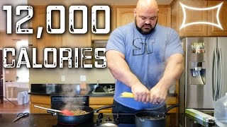 Worlds Strongest Man — Full Day of Eating 12000 calories [upl. by Sands]