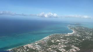 Taking off from Providenciales International AirportTurks and Caicos [upl. by Odravde]