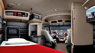 All New 2024 PETERBILT 589 INTERIOR  A hotel room on wheels [upl. by Karli]