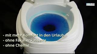 Die Fäkamat Zerhackerpumpe für Ihre Campingtoilette campinglife [upl. by Anerom]