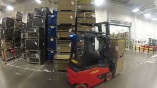 Linde E 16 EVO Stock gitterboxes [upl. by Sedecrem]