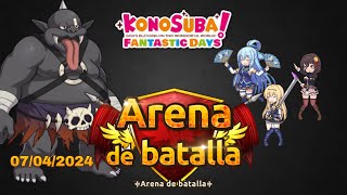 KonoSuba Fantastic Days Battle Arena Troll Darkness Warrior [upl. by Bathesda]