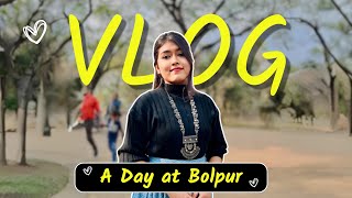 A Day at Bolpur  Myself Trisha Vlog  Sonajhuri haat  Shantiniketan Poush Mela 2023 😍 [upl. by Annaxor612]