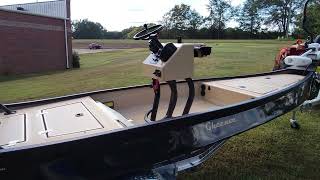 Custom Gheenoe LT25 Aluminum Console by Big Franks Outdoors [upl. by Zoller]