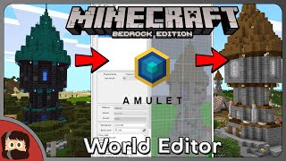 World Edit For Bedrock Amulet Tutorial  Minecraft Bedrock AND Java Edition [upl. by Feld]