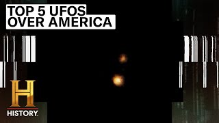 TOP 5 SHOCKING UFO SIGHTINGS IN THE USA  The Proof Is Out There [upl. by Ordnael]