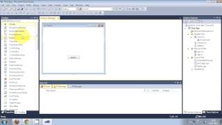 Visual C Tutorial 1 Windows Forms Application Getting Started Hello World Free Install [upl. by Naes]