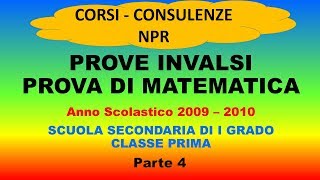 Prove Invalsi Matematica 2009  2010  Parte 4 [upl. by Nnagrom324]